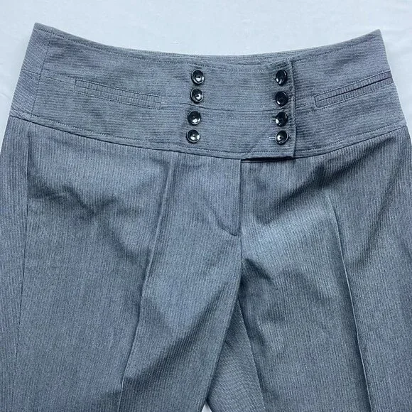Kenneth Cole-Women's Gray Dress Pants (6) - Picture 2 of 8
